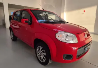 Fiat uno economy - vermelha - 2013/2014