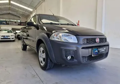 Fiat strada fiat - strada 1.4 flex hard working cabine simples  - preta - 2018/2019