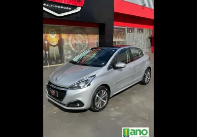 Peugeot 208 griffe 1.6 flex  aut. 2018 - prata - 2017/2018