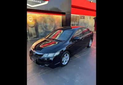 Honda civic lxs 2008 - preta - 2008/2008