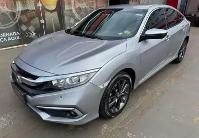 Honda civic exl 2.0 2020 - prata - 2019/2020