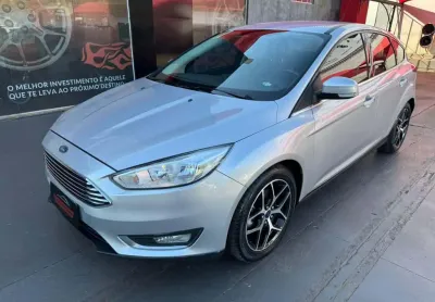 Ford focus titanium plus  flex aut. 2016 - prata - 2015/2016