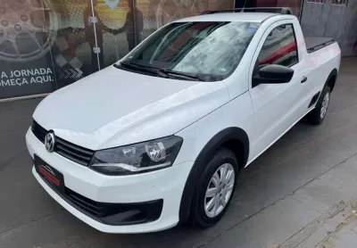Volkswagen saveiro trendline 1.6 2016 - branca - 2015/2016