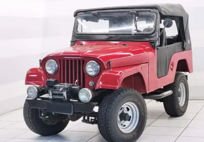 Willys jeep 1956 2.6 6 cilindros 12v gasolina 2p manual