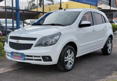 Chevrolet agile ltz 1.4 8v manual impecável com manual e chave reserva