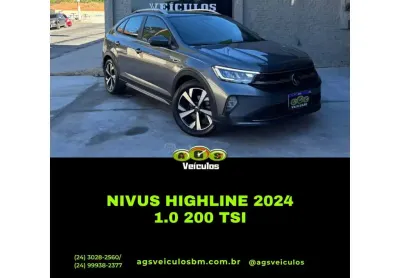 Volkswagen nivus 2024 1.0 200 tsi total flex highline automático