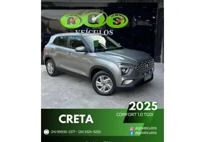 Hyundai creta 2025 1.0 tgdi flex comfort plus automático