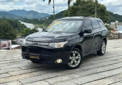 Mitsubishi outlander 3.0 gt - preta - 2014/2014