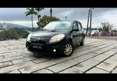 Renault sandero exp 16hp - preta - 2013/2013