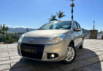 Renault sandero pr 16 16v aut - bege - 2011/2012