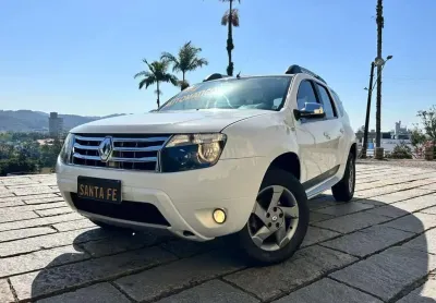 Renault duster 20 d 4x2a - branca - 2013/2014