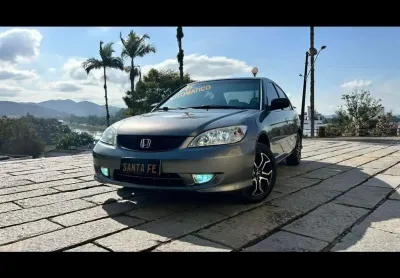 Honda civic lxl - cinza - 2005/2006