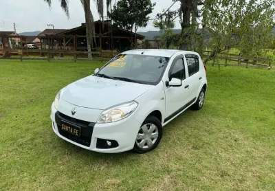 Renault sandero exp 1.0 - branca - 2012/2013