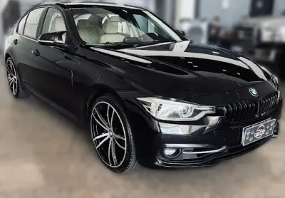 Bmw 320i active flex 2.0 turbo 184cv - interna clara - rodas 20" - chave presencial - periada - revi