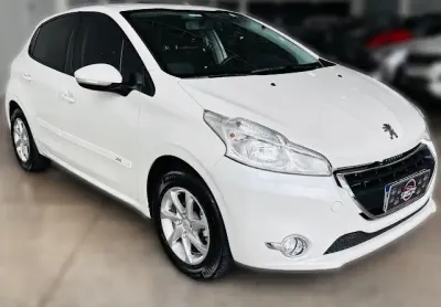 Peugeot 208 1.6 active pack - raridade apenas 49889 km - automatico - branco perolizado - pneus mich