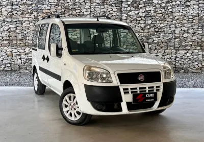 Doblò 1.4 8v atractive 2015 flex+gnv regularizado! bom estado de conservação/portas laterais/5 lugar