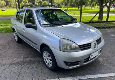 Clio autentique 1.0 fez sedan 2007 completo(ar e direção),tudo funcionando, oportunidade! financio!