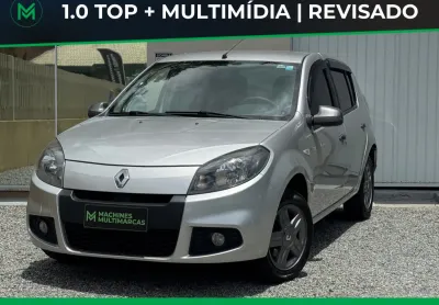 Sandero tech run 2014 1.0 completo (aceito troca e financio)