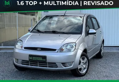 Ford fiesta 1.6 sedan completo + midia (troco e financio!!!)