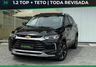 Tracker premier 1.2 turbo 2021 com teto (troco e financio!)