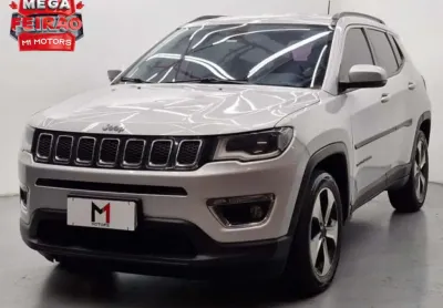 Jeep compass longitude 2.0 flex automático - 2017 - prata