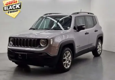 Jeep renegade sport 1.8 flex automático - 2021 - prata