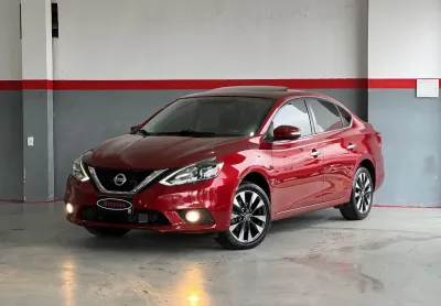 Nissan sentra sl 2017 topo de linha + teto solar + laudo aprovado