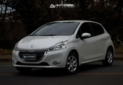 Peugeot 208 active/active pack 1.5 flex 8v 5p  - branca - 2015/2016