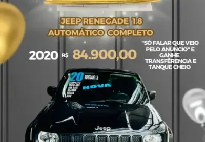 Jeep renegade 1.8 automático 2020