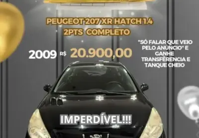 Peugeot 207 xr 2pts 1.4 flex 2009