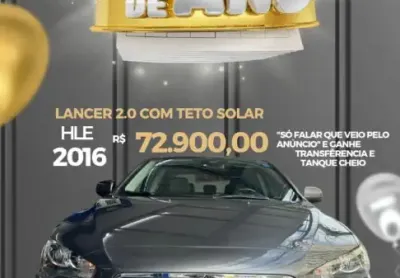 Mitsubishi lancer hle 2.0 gasolina 2016