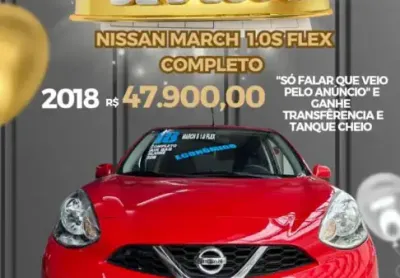 Nissan march 1.0s flex 2018