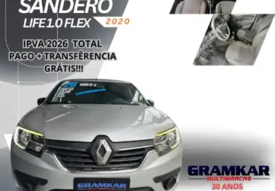 Renault sandero life 1.0 flex 2020