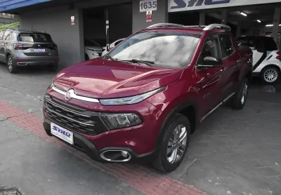 Fiat toro volcano 2.4 automático + borboleta flex 2019/2020 vermelho