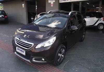 Peugeot 2008 griffe 1.6 automático flex + teto panorâmico 2018/2018 marrom