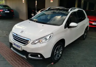 Peugeot 2008 griffe 1.6 automático + borboleta flex + teto panorâmico 2016/2017 branco