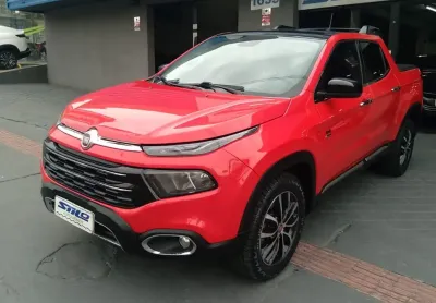 Fiat toro volcano 2.0 4x4 turbo diesel automático + borboleta + teto solar 2020/2021 vermelho