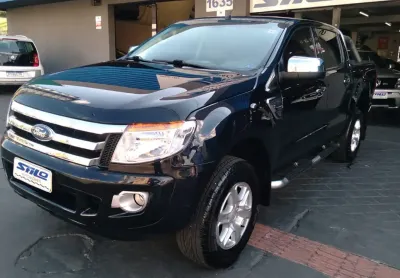 Ford ranger cabine dupla xlt 2.5 flex 2014/2015 preto