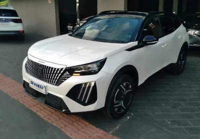 Peugeot 2008 GT 1.0 Turbo 200 Automático + Borboleta Flex + Teto Solar 2024/2025 Branco