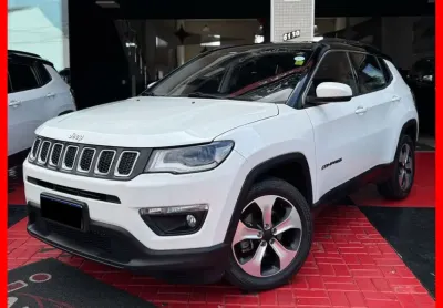 Jeep compass longitude 2.0 4x2 flex 2017 aut. (manual e chave copia) financia 100%