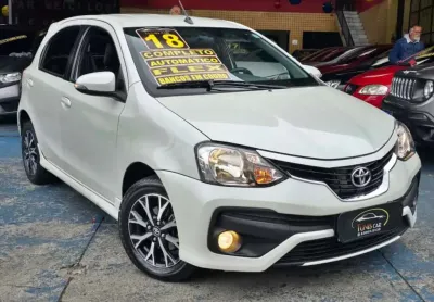 Toyota etios 2018 1.5 platinum 16v flex 4p automático