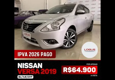 Nissan versa 16sl cvt 2019