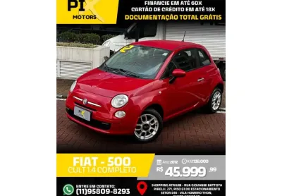 Fiat 500 2012 1.4 cult 8v flex 2p automatizado