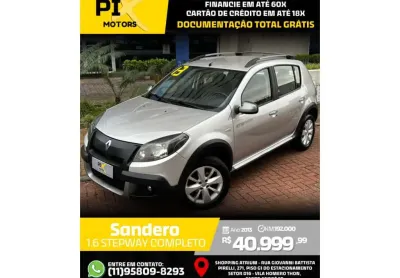 Renault sandero 2013 1.6 stepway 16v flex 4p automático