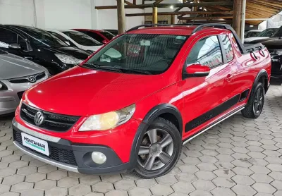 Volkswagen saveiro cross 1.6 mi total flex 8v ce  - vermelha - 2012/2012
