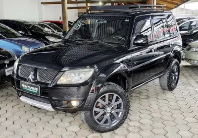 Mitsubishi pajero tr4 2.0/ 2.0 flex 16v 4x4 aut.  - preta - 2010/2011