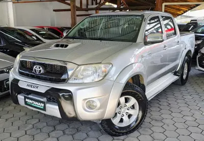 Toyota hilux cd srv d4-d 4x4 3.0 tdi diesel aut  - prata - 2011/2011