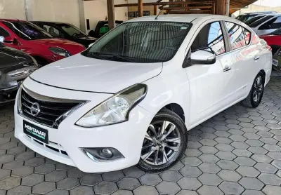 Nissan versa unique 1.6 16v flexstart 4p aut.  - branca - 2017/2017