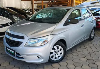 Chevrolet onix hatch joy 1.0 8v flex 5p mec.  - prata - 2018/2018