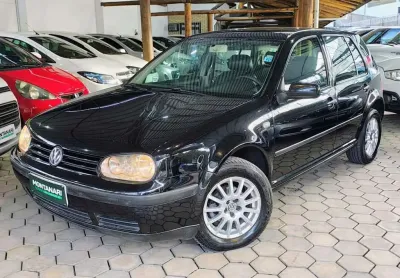 Volkswagen golf 1.6mi/ 1.6mi gener./black & silver  - preta - 2004/2005